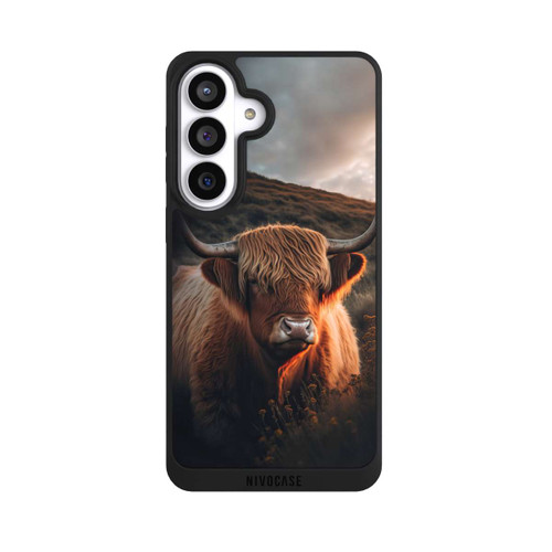 Samsung Galaxy S26+ NIVOpure Vache Highland avec de grandes cornes avec IA