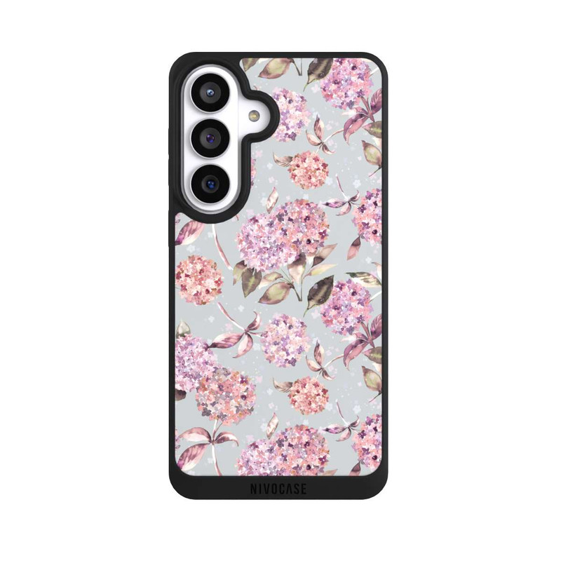 Galaxy S26+ NIVOpure Pastel Magic Hydrangea Floral Watercolor Pink