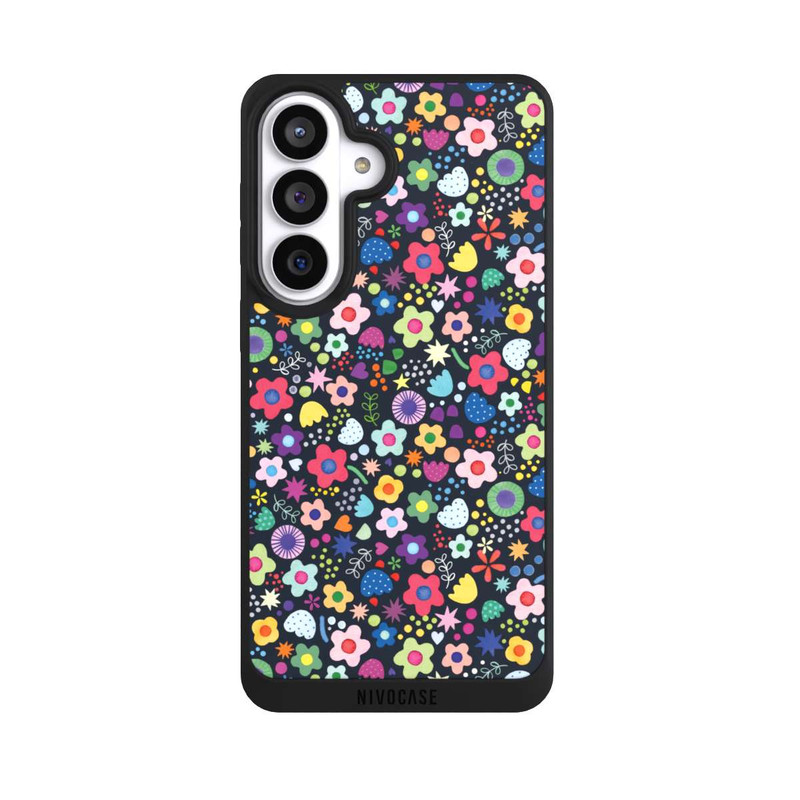 Galaxy S26+ NIVOpure Psychedelic Flowers Multi Black
