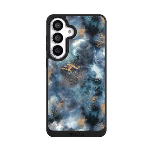 Samsung Galaxy S26+ NIVOpure Smoky Marble Watercolor Navy