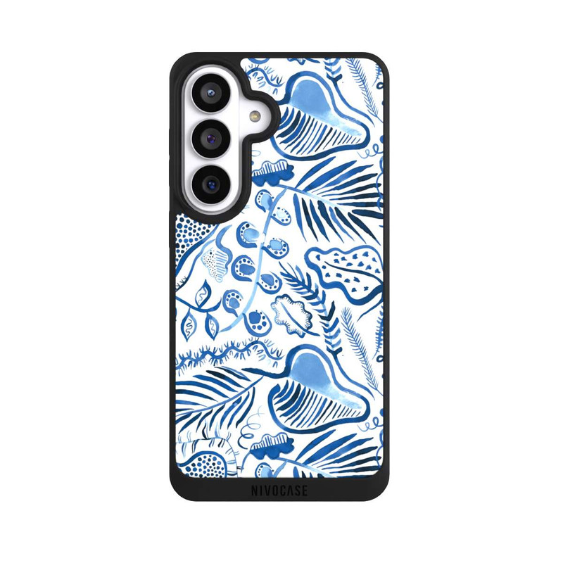 Galaxy S26+ NIVOpure Tropical Forest Leaves Blue