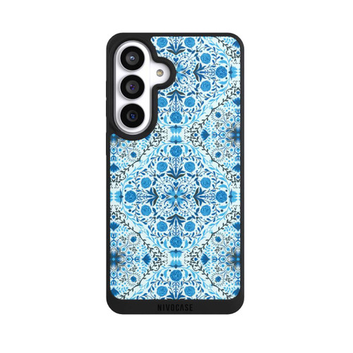 Samsung Galaxy S26+ NIVOpure Blue Floral Tiles