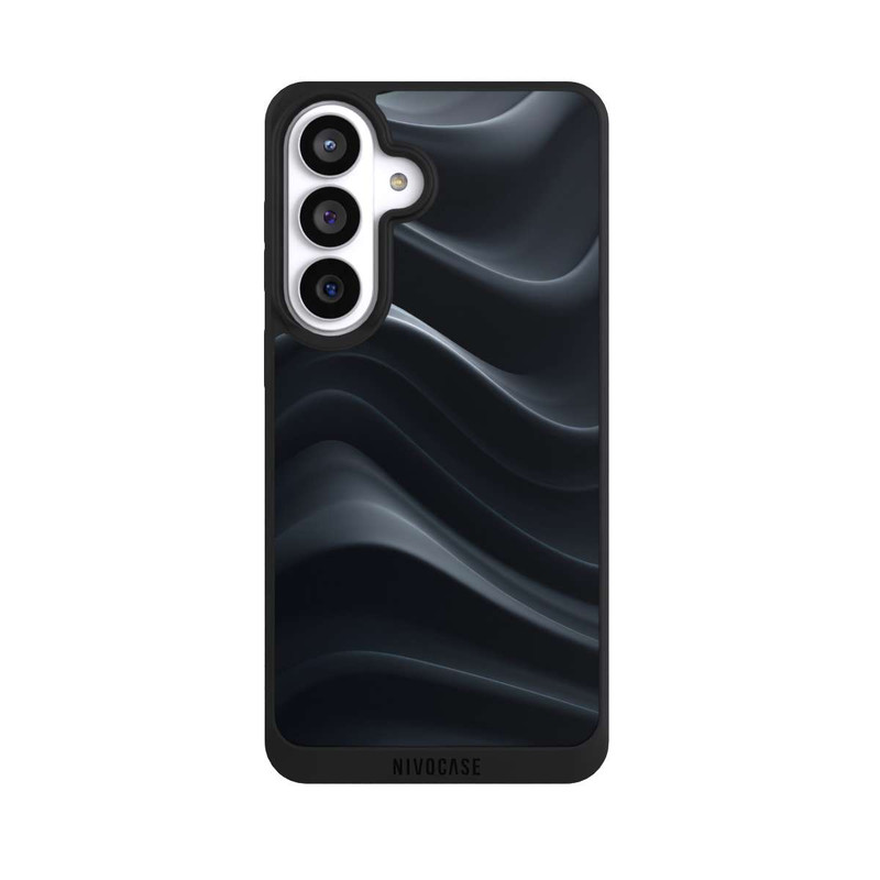 Galaxy S26+ NIVOpure Black Waves Texture