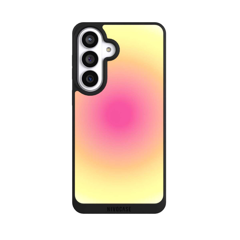 Galaxy S26+ NIVOpure Aura jaune rose cercle