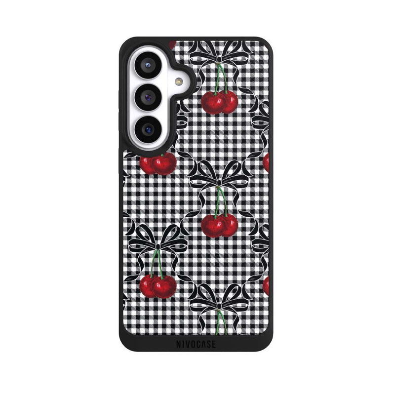 Galaxy S26+ NIVOpure Motif cerise noir