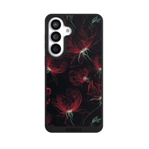 Samsung Galaxy S26+ NIVOpure Tapete mit roten Blumen