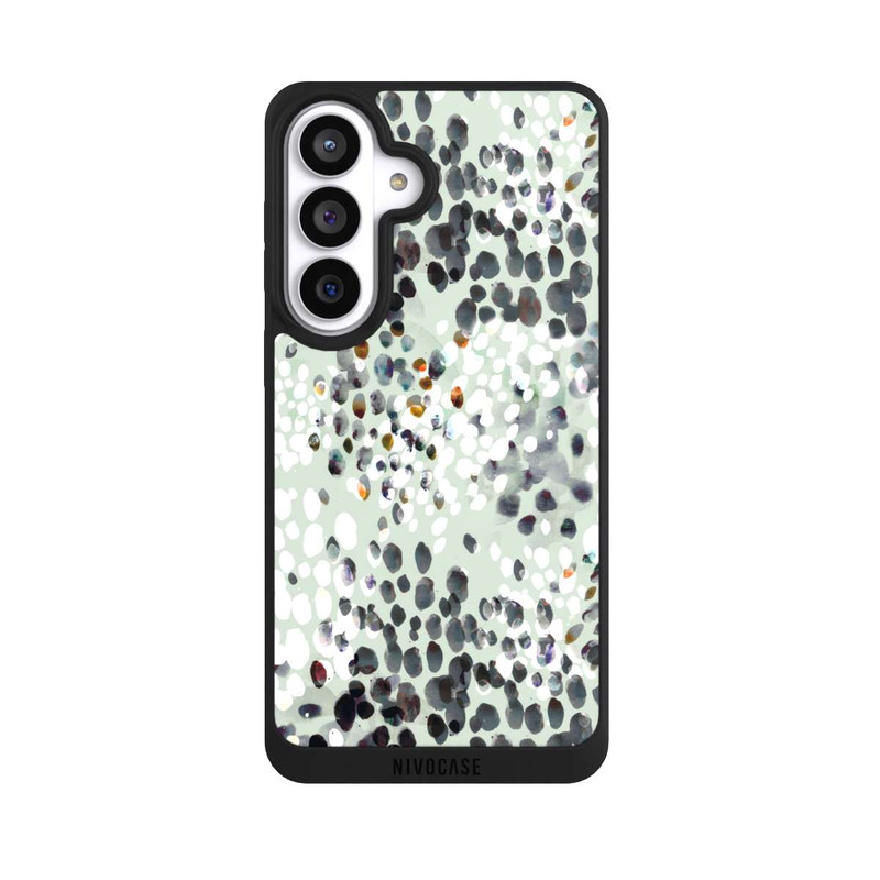 Galaxy S26+ NIVOpure Modern Splash Pattern on Green