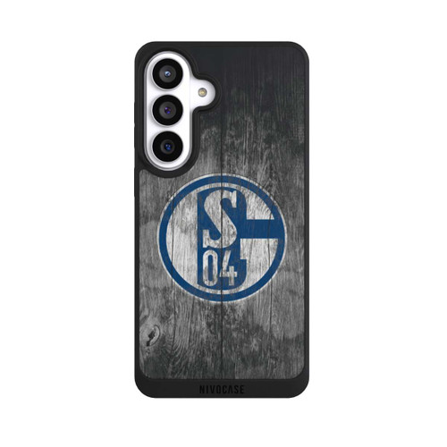 Samsung Galaxy S26+ NIVOpure Schalke 04 Holz Look