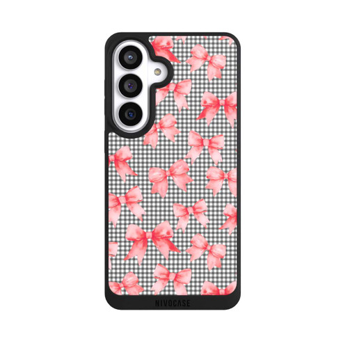 Samsung Galaxy S26+ NIVOpure Red Bows and Gingham