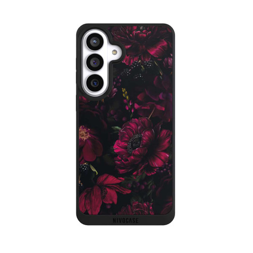 Samsung Galaxy S26+ NIVOpure Dunkle Rote Blumen Liebe