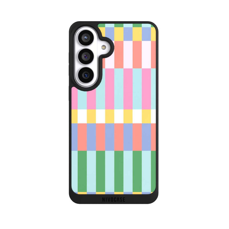Galaxy S26+ NIVOpure Checked Theme Pastel