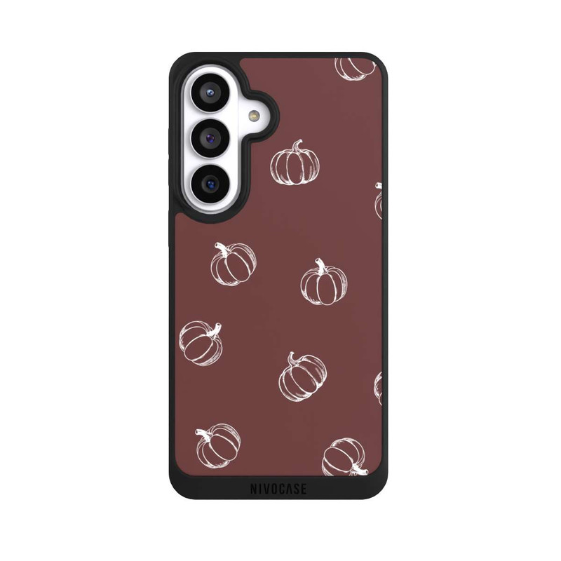 Galaxy S26+ NIVOpure Kürbiszeit Muster Braun