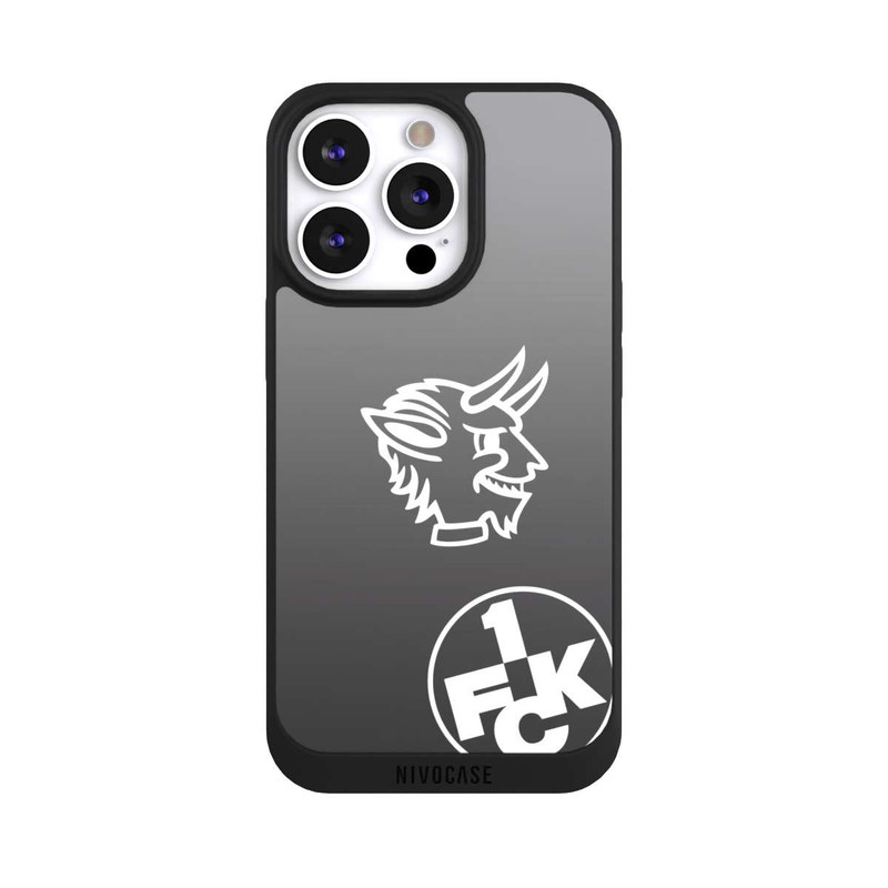 iPhone 13 Pro NIVOpure Teufelskopf FCK auf Schwarz
