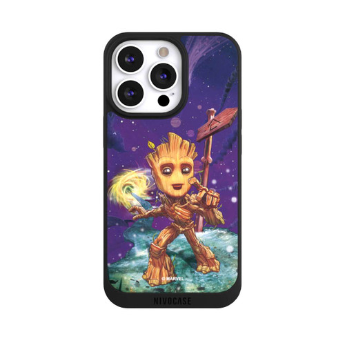 Apple iPhone 13 Pro NIVOpure Baby Groot Galaxy Touch