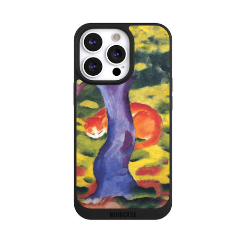 Apple iPhone 13 Pro NIVOpure Cat Behind Tree by Franz Marc