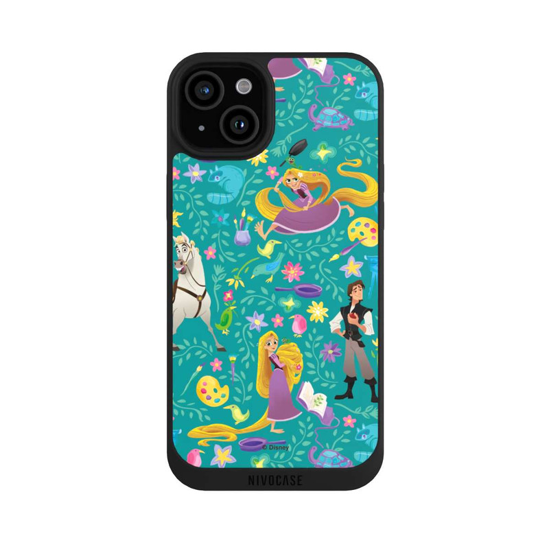 iPhone 15 Plus NIVOpure Rapunzel Blue Pattern