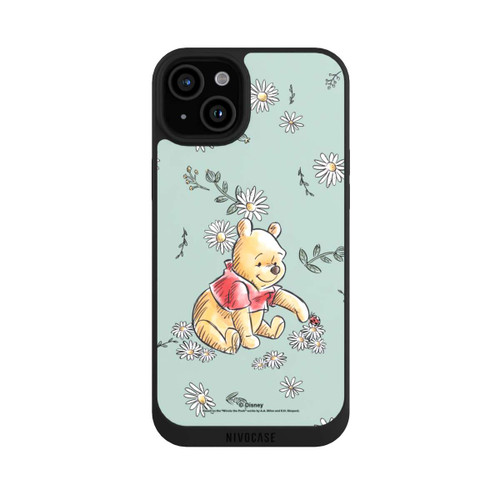 Apple iPhone 15 Plus NIVOpure Winnie Puuh Gänseblümchen und Käfer Liebe