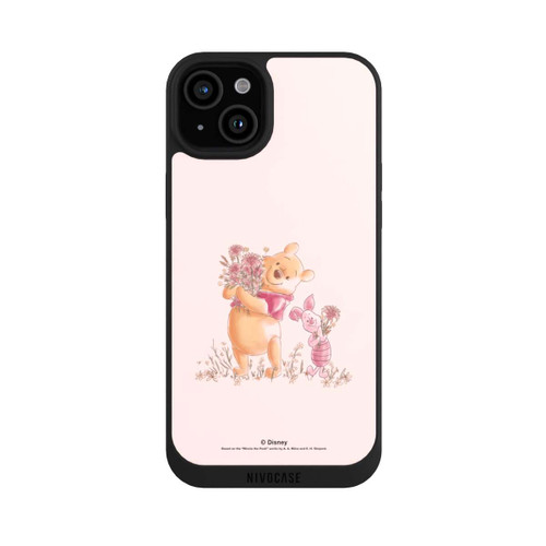 Apple iPhone 15 Plus NIVOpure Winnie Puuh and Ferkel Blumen