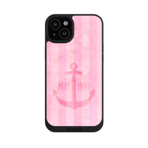 Apple iPhone 15 Plus NIVOpure Moin Moin Stripes Pink