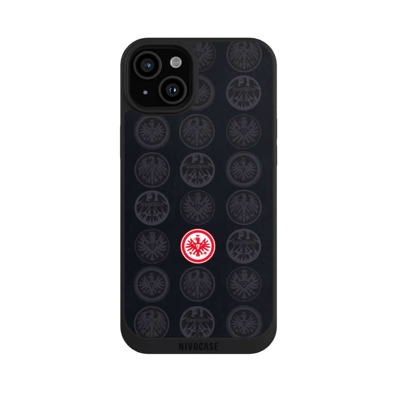 iPhone 15 Plus NIVOpure Eintracht Frankfurt Logo Pattern