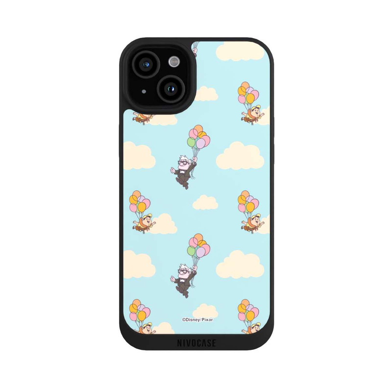 iPhone 15 Plus NIVOpure Disney Oben Ballon Haus Muster