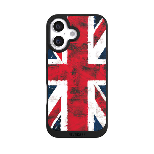 Apple iPhone 16 NIVOpure Union Jack - Grunge