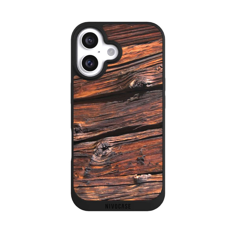 iPhone 16 NIVOpure Verwitterte Holzplanken