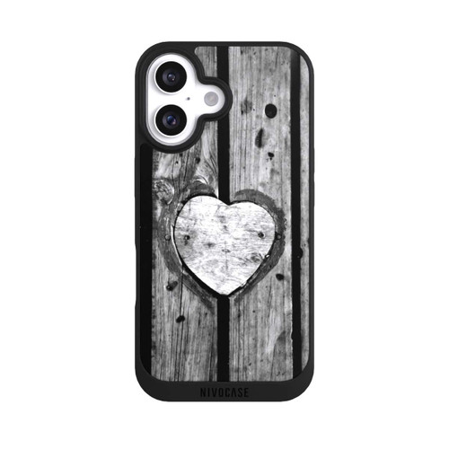 Apple iPhone 16 NIVOpure Hölzernes Herz