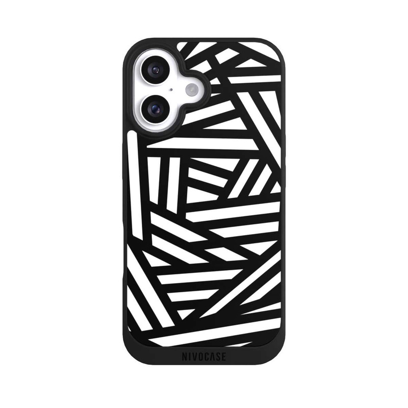 iPhone 16 NIVOpure Simplement noir et blanc1