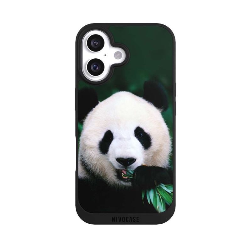 iPhone 16 NIVOpure Panda mit Bambus