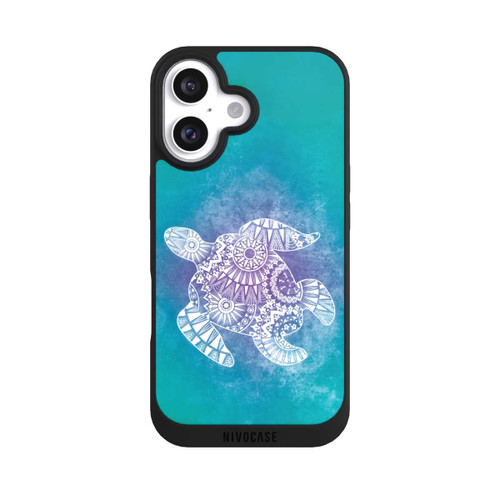 Apple iPhone 16 NIVOpure Mandala Schildkröte