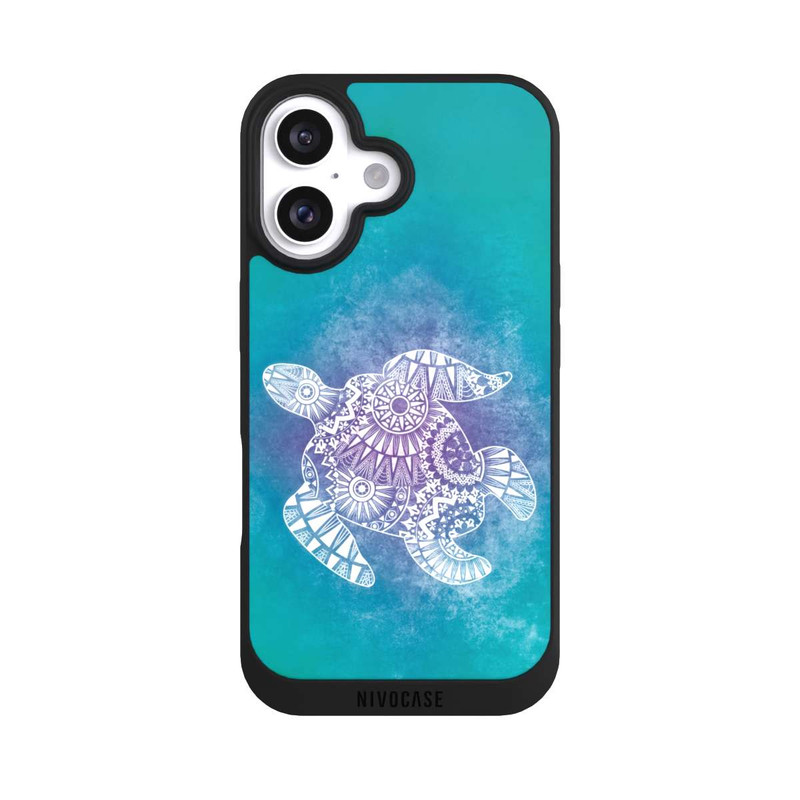 iPhone 16 NIVOpure Mandala Schildkröte