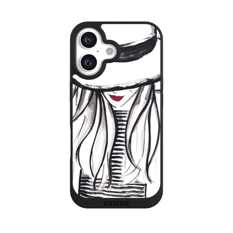 iPhone 16 NIVOpure Powerfrau mit Hut