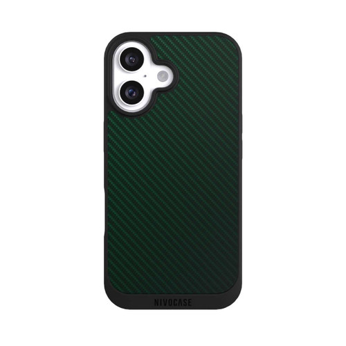 Apple iPhone 16 NIVOpure British Racing Green Carbon