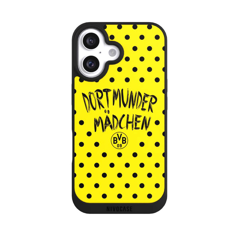 iPhone 16 NIVOpure BVB Dortmunder Mädel Punkte