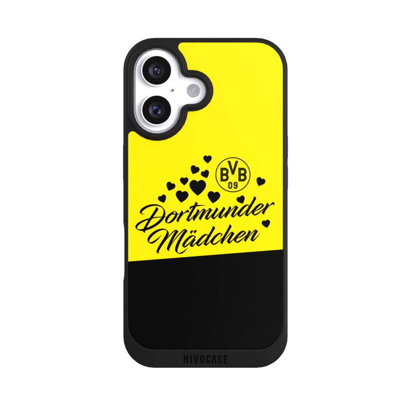iPhone 16 NIVOpure BVB Dortmunder Mädel Herzen