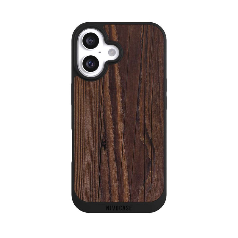 iPhone 16 NIVOpure Maserung Holzlook