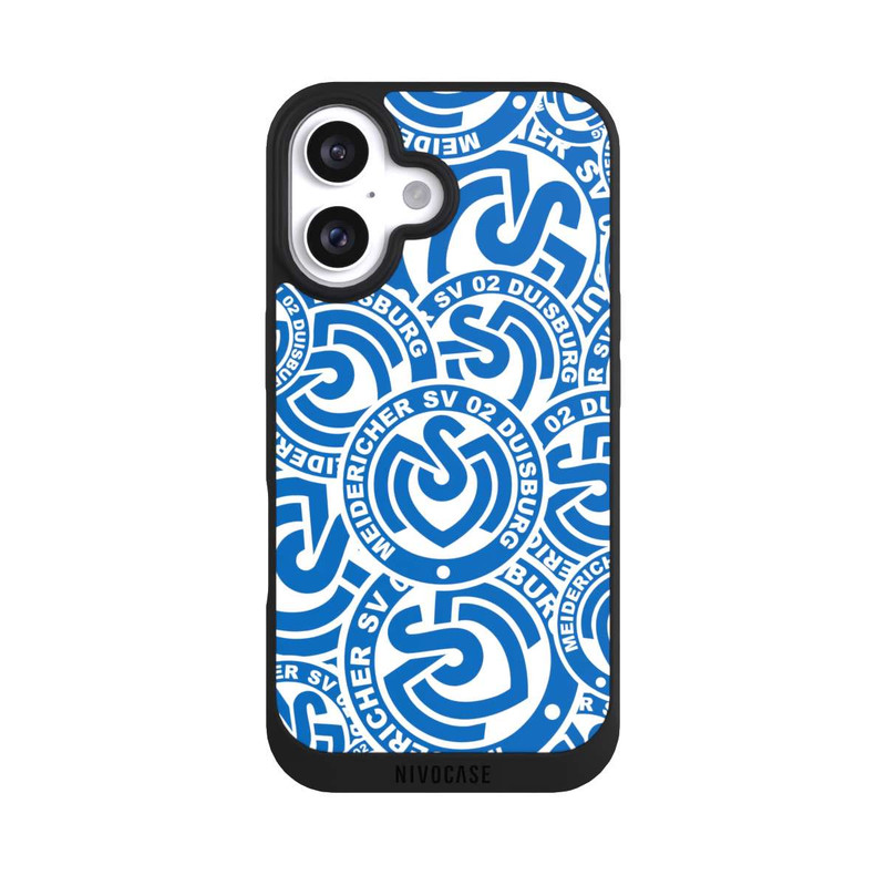 iPhone 16 NIVOpure MSV Logos Blau