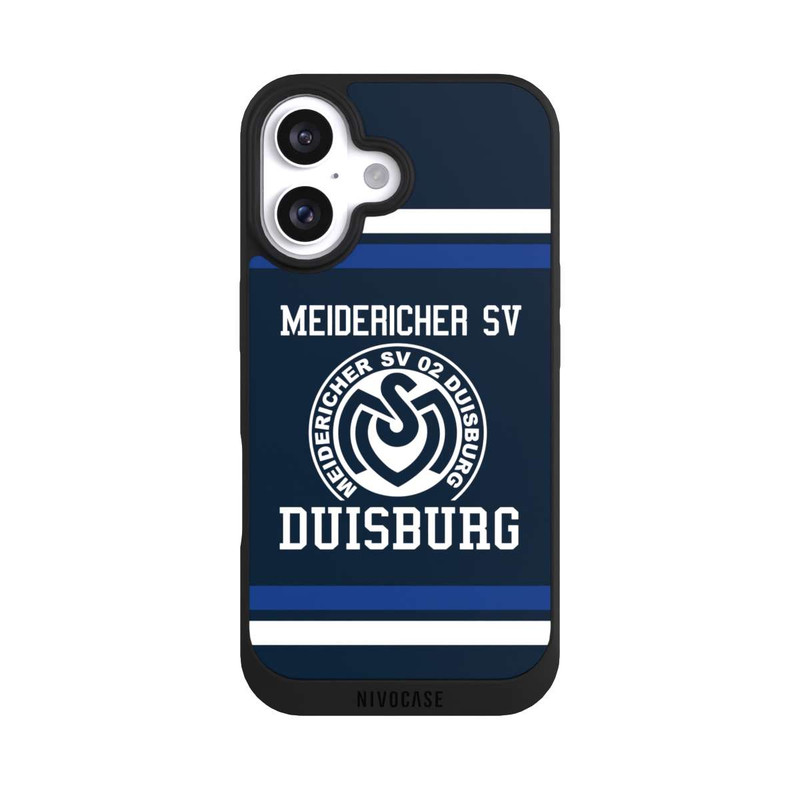 iPhone 16 NIVOpure MSV Streifen Blau