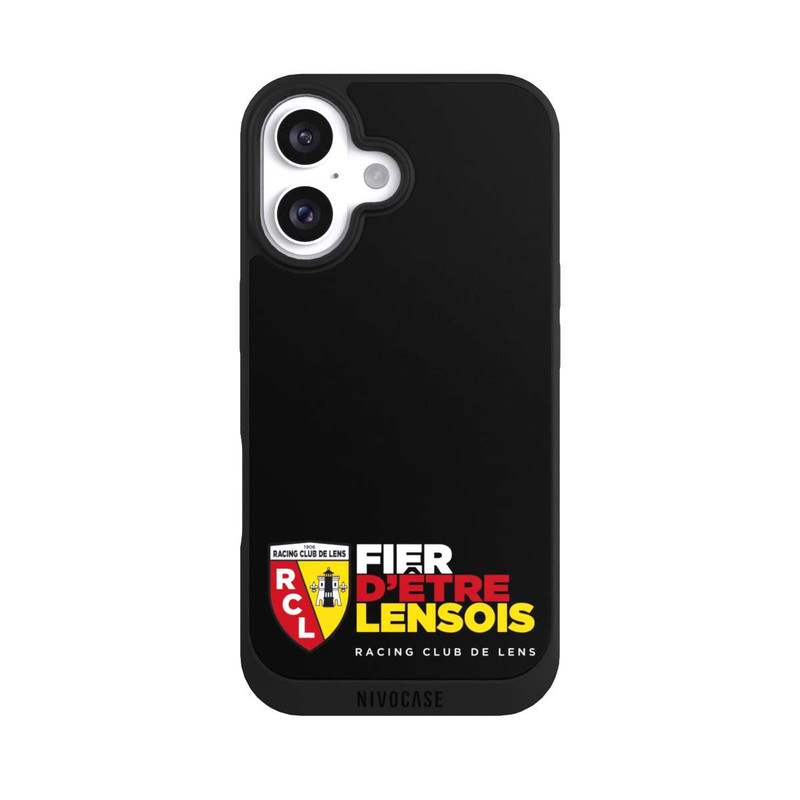 iPhone 16 NIVOpure RCL Logo Schwarz Unten