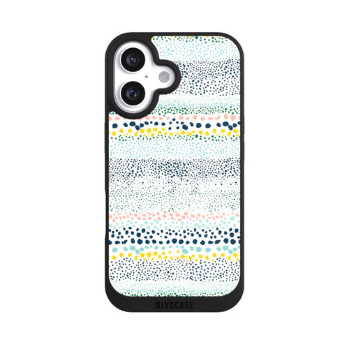 Apple iPhone 16 NIVOpure Petits Points Blanc Texturé