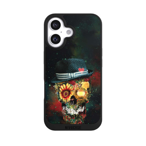 Apple iPhone 16 NIVOpure Totenkopf-Liebhaber