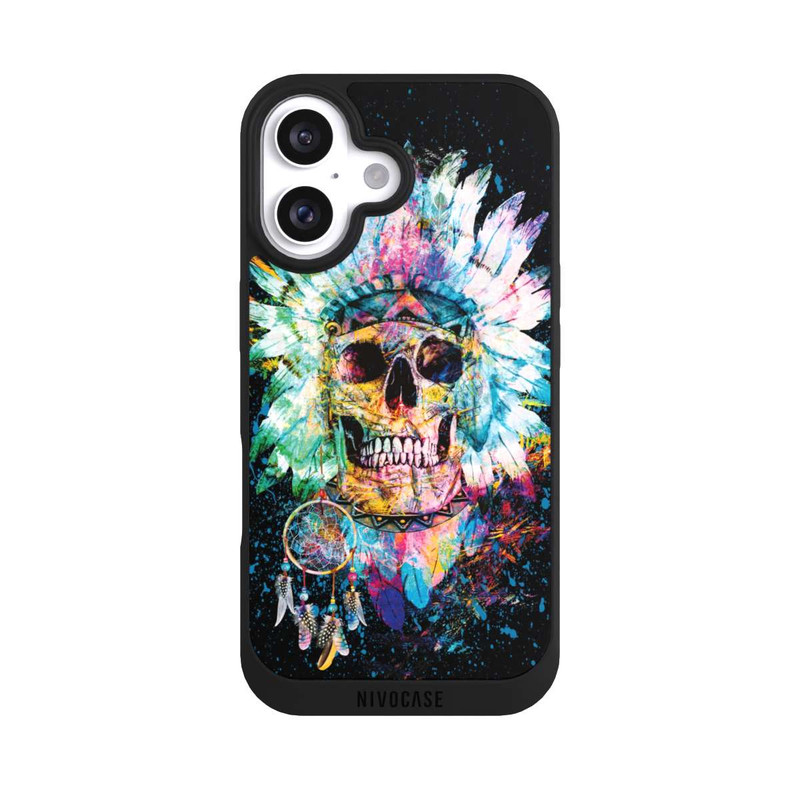 iPhone 16 NIVOpure Crâne d'esprit sauvage