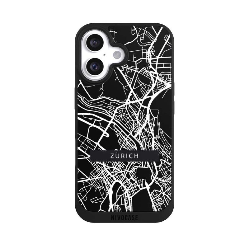 iPhone 16 NIVOpure Zürich Stadtkarte