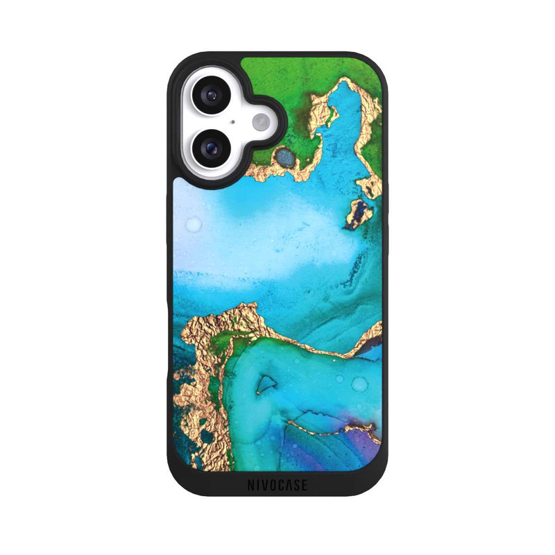 iPhone 16 NIVOpure Farbenfroher Marmor