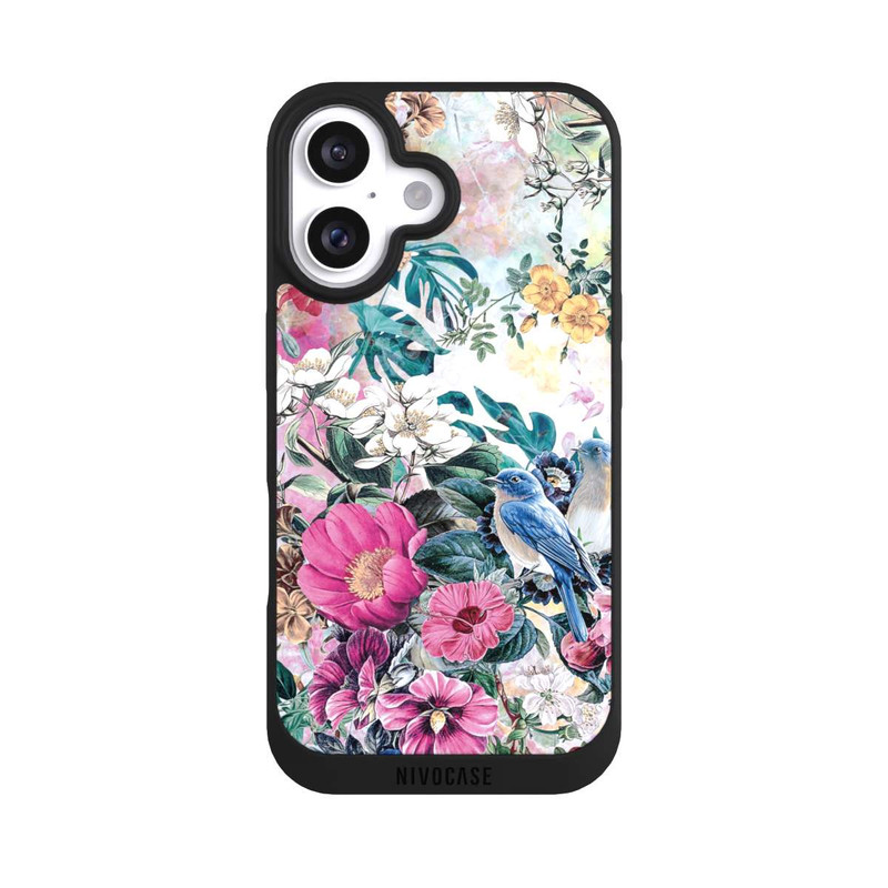 iPhone 16 NIVOpure Oiseaux et fleurs