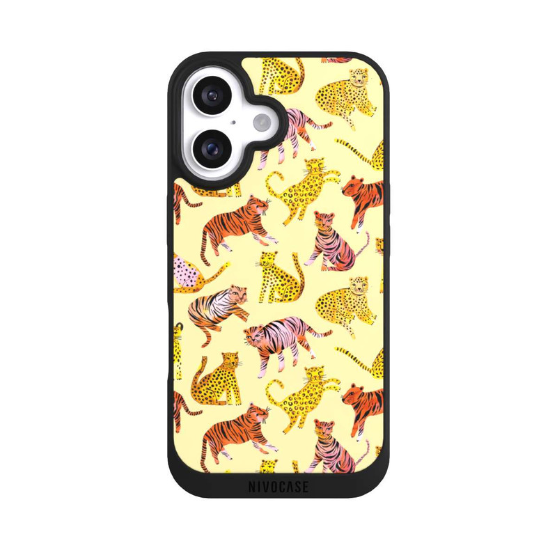 iPhone 16 NIVOpure Tiger und Leoparden Savannah