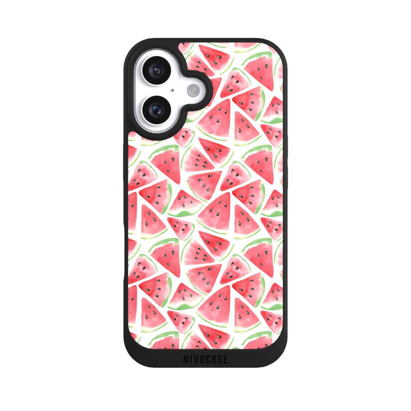iPhone 16 NIVOpure Wassermelonen Muster Watercolor