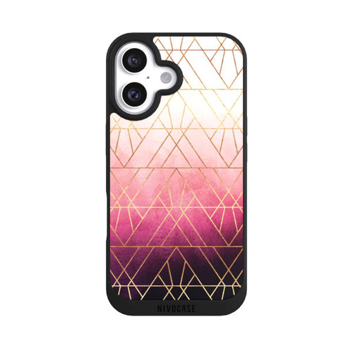  NIVOpure Pink Ombre Dreiecke Golddruck