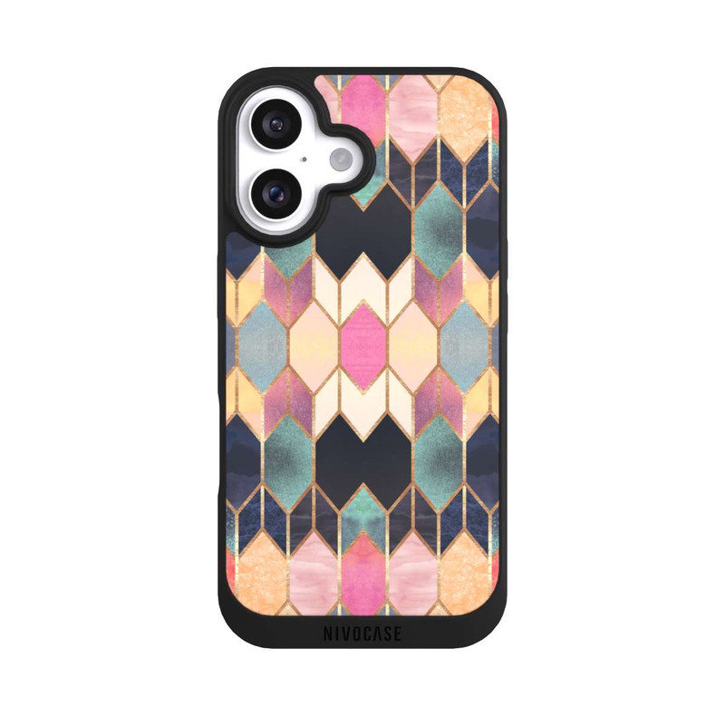 iPhone 16 NIVOpure Bunte Glasscheibe